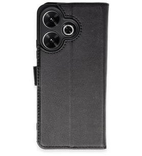Xiaomi Redmi 13 4G Uyumlu Kılıf Trend S Plus Kapaklı Kılıf - Siyah