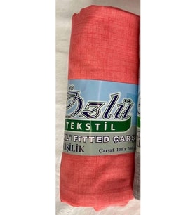 Özlü Fitted Lastikli Tek Kişilik Çarşaf Seti (100x200)-Somon