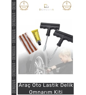 #OnarımKiti Acil Durum Tubeless Otomobil Motosiklet Hafif Ticari Araç Oto Lastik Delik Onarım Kiti