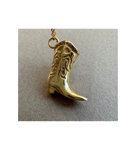 Çizme kolye (Gold)