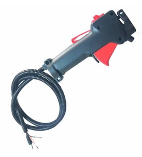 Motorlu Tırpan Tetik Kabze Grubu Gaz Teli Komple 26Mm