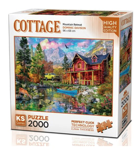 KS Games 2000 Parça Dağ İnziva Yeri Puzzle