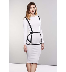 Mulvxbrf Brf02  Deri Elbise Üzeri Deri Harness - Brf1390 (Mulvix)