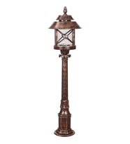 AVONNI BSU-68199-BKR-B Kahverengi Boyalı Dış Mekan Aydınlatma E27 ABS Polikarbon Cam 26cm