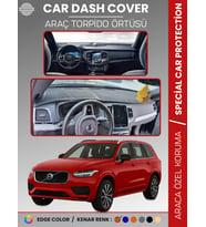 VOLVO XC90 TORPİDO ÖRTÜSÜ (2015-2024) Torpido Örtüsü Panel Halısı Torpido Koruma Tam Uyum UV Koruma
