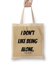 Cristiano Ronaldo Quotes Art Gift - Vintage Retro Style Bez Çanta Uzun Saplı