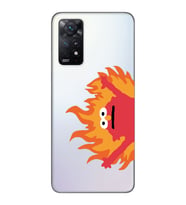 Xiaomi Redmi Note 11 PRO Uyumlu Elmo Tasarımlı Şeffaf Telefon Kılıfı