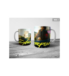 Pixxa Cyberpunk 2077 Kupa Bardak Model 4