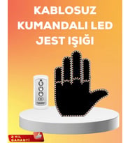 Kompakt Tasarımlı LED Jest Işığı – Selam ve Teşekkür Modları