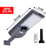 300 Güneş Enerjili Solar Bahçe Çevre  Lambası DLS (Beyaz)