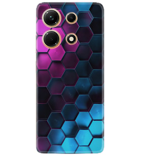 Infınix Note 30 Kılıf Resimli Desenli Silikon Platinium Series Petek 1825