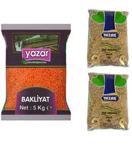 Yazar Kırmızı Mercimek 5 Kg. + Yeşil Mercimek 5 Kg.
