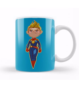 Captain Marvel Kupa Bardak Porselen