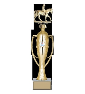 ODAK KUPA - Figürlü Kupalar - At / Binici Figürlü Kupalar FG-026 A - 43 cm