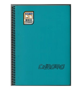 GIPTA CHROM-O SPİRALLİ PP. KAPAK A4 120YP.ÇİZGİLİ DEFTER - 1340