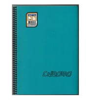 GIPTA CHROM-O SPİRALLİ PP. KAPAK A4 120YP.ÇİZGİLİ DEFTER - 1340