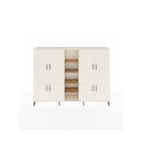 Arges Dolap 14 Raflı 8 Kapaklı 220x30x163 Aytaşı-Aytaşı/Çam