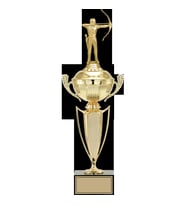 ODAK KUPA - Figürlü Kupalar - Okçu Figürlü Kupalar FG-068 A - 47 cm