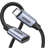 100 W Thunderbolt 3 Type-C to Type-C Örgülü Uzatma Kablosu 1 Metre