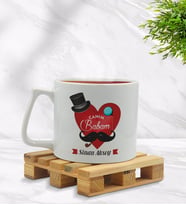 BK Gift Kişiye Özel Canım Babam Tasarımlı Middle Beyaz Kupa Bardak - Model 4