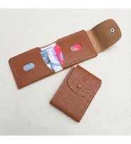 Unisex Yeni Tasarım Minimalist Model Katlanır Para Koymalı Cüzdan Ve Kredi Kartlık