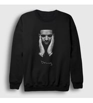 Presmono Unisex Siyah Drizzy Drake Sweatshirt 370981tt