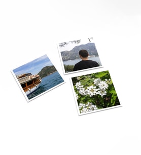 12'li Mini Pola Fotoğraf Baskı – 7x7 cm Kişiye Özel Anı Kartları
