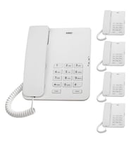 KAREL TM140 MASA TELEFONU 5Lİ FIRSAT PAKETİ BEYAZ