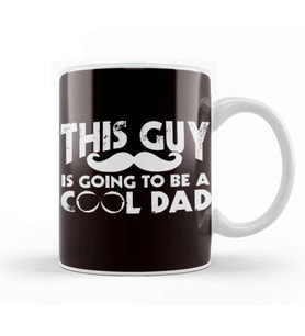 Future Cool Dad Father Papa Poppa Daddy Stepdad Husband Kupa Bardak Porselen