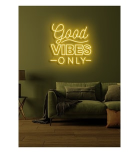 Good VIBES Only Yazılı Neon Tabela