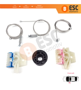 VW Golf MK6 A6 5K 5K1 AJ5 2008-20014 5-Kapı 5K0837461 İçin Elektrikli Ön Sol Cam Kriko Tamir Seti