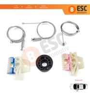 VW Golf MK6 A6 5K 5K1 AJ5 2008-20014 5-Kapı 5K0837461 İçin Elektrikli Ön Sol Cam Kriko Tamir Seti