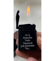 Kişiye Özel Yazılı Çakmak