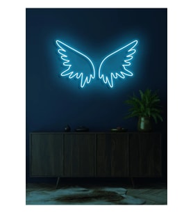Kanat Figürlü Neon Tabela
