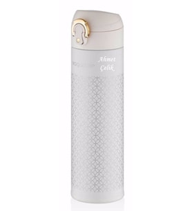 İsme Özel Termos 480Ml. Vagonlife Beyaz