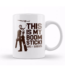 Evil Dead Army Of Darkness Ash Boom Stick Kupa Bardak Porselen