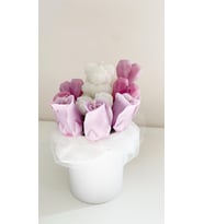 Value Home Özel Gün Mum Buketi Soya Mum Buketi Hediye Buket