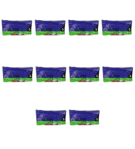 ArmaPlus Takviyeli Kalın Baskılı Beyaz Çanta Poşet Torba - 3 No - 33x45 Cm. - 50 Adetlik 10 Paket