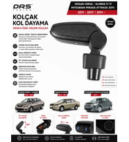 Nissan Versa / Almera 2011 - 2017 Kolçak Kol Dayama Siyah