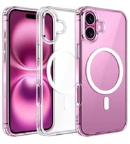 Coverzone ?Phone 16 Plus ?le Uyumlu Magsafe Kablosuz ?arj Destekli ?effaf Telefon K?l?f?-CMGS
