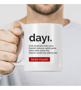 Dayı Kime Denir İsimli Kupa Bardak