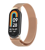 Lexroo Xiaomi Smart Band 8 KRD-01 Metal Kordon - Rose Gold