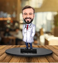 Kişiye Özel Doktor Tasarımlı Karikatür Biblo 208
