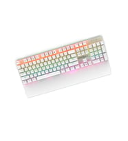 IKG-456 Mekanik Klavye  Blue Switch, 19 Rainbow Led, Full Anti-Ghosting, Mıknatıslı Bilek Desteği (Beyaz)