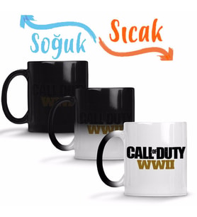 Call of Duty 01 Sihirli Kupa Bardak Porselen