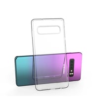 Samsung Galaxy S10 Plus Uyumlu Kılıf Zore Kamera Korumalı Süper Silikon Kapak (Renksiz)