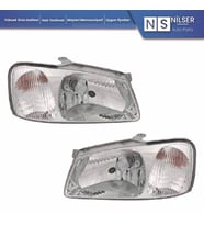 Hyundai Accent Sağ-Sol Takım Far Lambası Milenyum Kasa 2000-2002