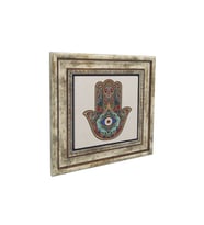 Fatıma’nın Eli Baskılı Taş Tablo 25X25