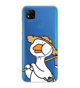 Redmi 9C / Redmi 10A Uyumlu Ördek Desenli Şeffaf Telefon Kılıfı