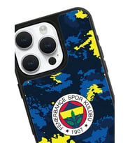 Lisanslı Fenerbahçe Iphone 15 Pro Army Premium Telefon Kılıfı "Dekomus Cep Defteri Hediyeli"